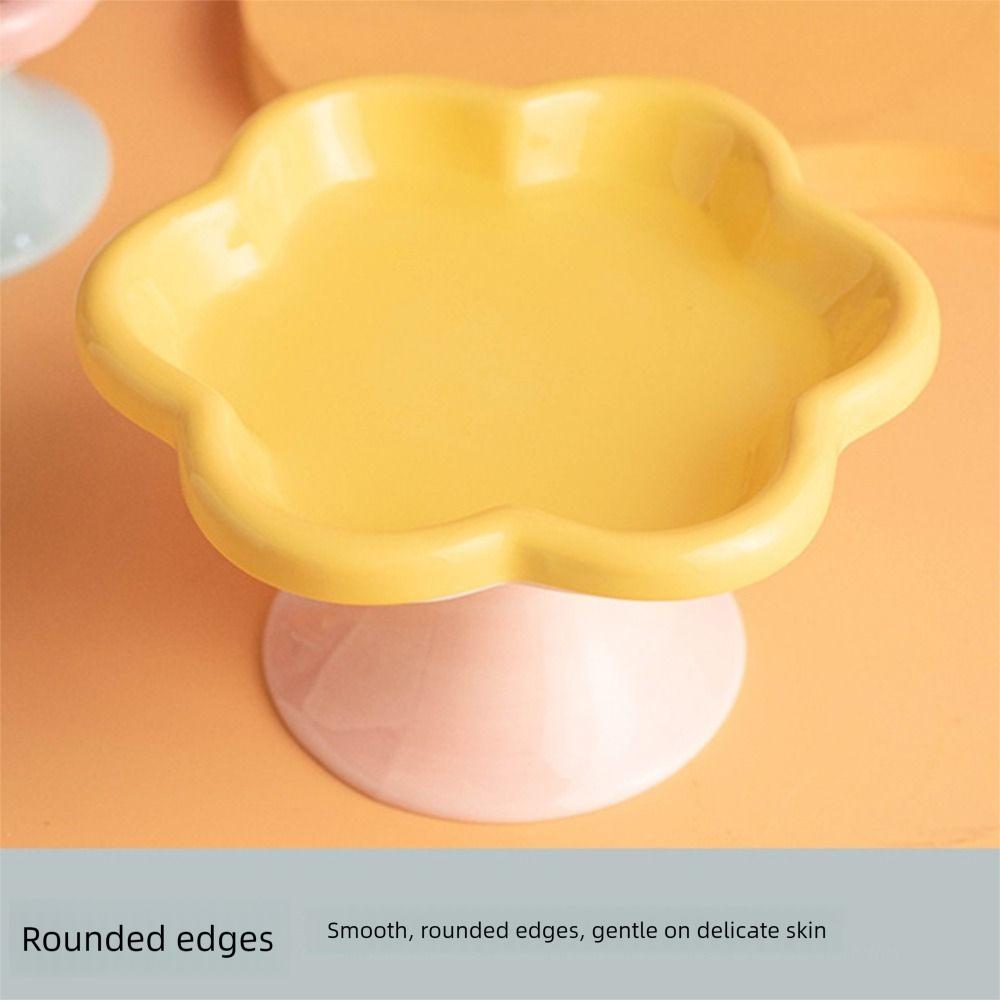 Neck Protection Ceramic Cat Bowl Non-slip Dog Food Water Container Pet High Foot Bowl Water Plate