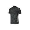 Fila Golf Series Pattern Printed Elite Knit Short Sleeve Polo Shirt Men Polo Shirts A11M415102F-ZA