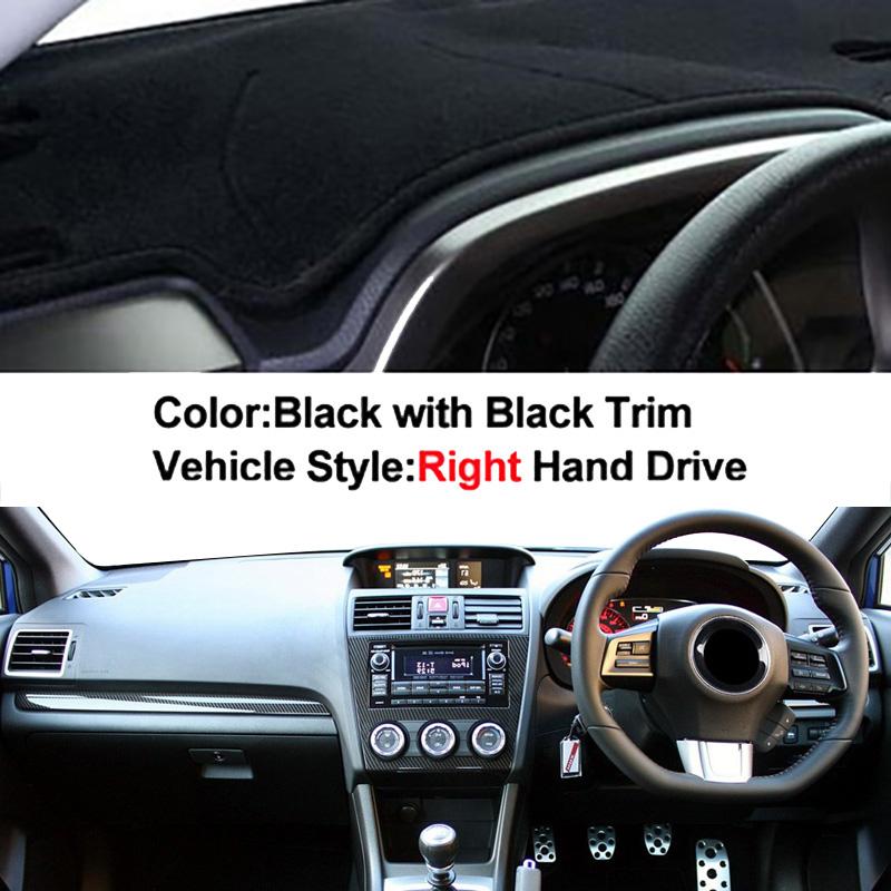 Car Auto Inner Dashboard Cover For Subaru WRX 2015-2025 WRX STI Center Console Protector Carpet Dashmat Sun-shade 2020 2019 2018