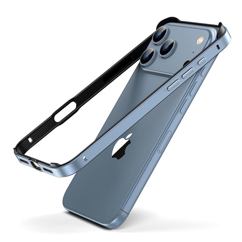 Aluminum Metal Bumper Case For iPhone 17 Pro Max Air 15 16 Pro Max 14 13 12 Pro Max Plus 15Plus 14Plus Phone Accessories Etui