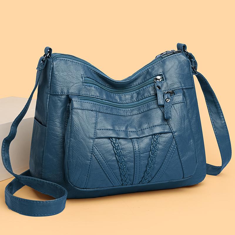 Mother Bag taška přes rameno Velkokapacitní crossbody taška pro tašku na mobilní telefon středního věku Vícekapsová taška