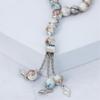 Pulsera de Cristal 33 Cuentas Para Meditación Yoga Y Joyería Elegante Para el Día a Día Ajuste Cómodo Cadena para la Muñeca para Meditación