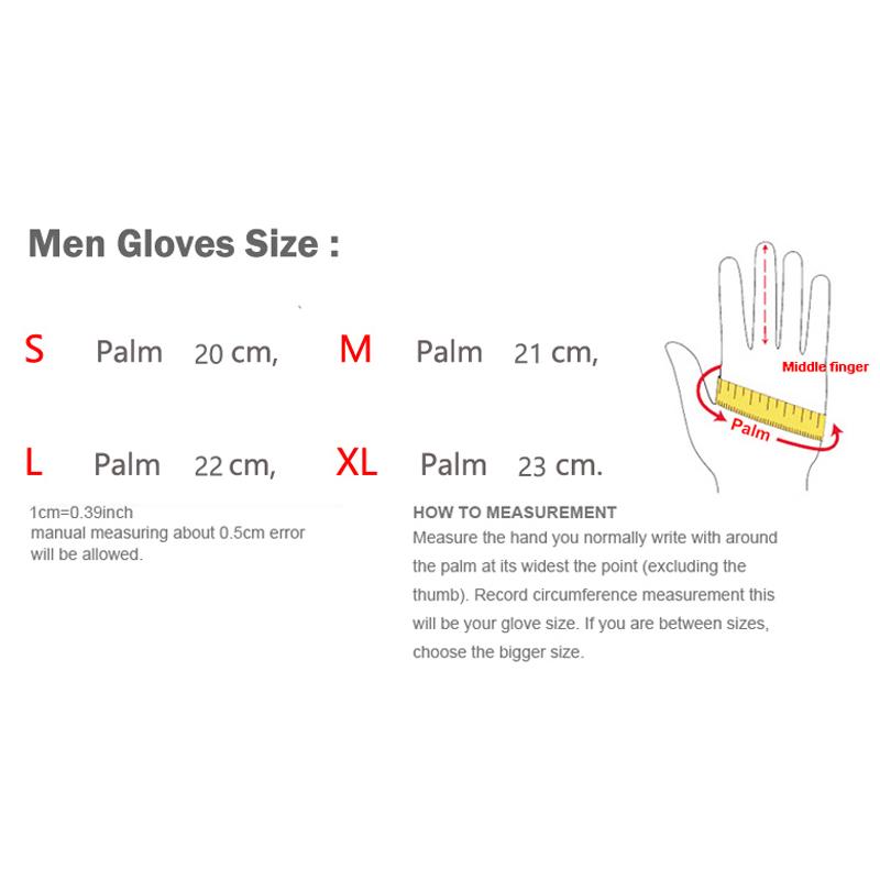 High Quality New Half Finger Men Genuine Leather Gloves Goatskin Gloves Fashion Men Breathable Driving Gloves Male Mittens