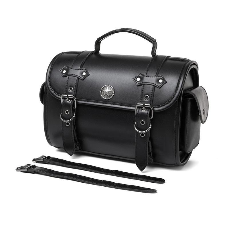 Motorcycle Black Universal SaddleBag Large Capacity Side Bags Storage Tool For Harley Waterproof Modified Bag