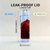 1PC Red Horse Head Portrait Print 750ml Color Plastic Sports Water Bottle Leakproof Flip Straw Lid Suitable for Sports Office Home Use