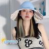 Summer Fishing Hat, Fisherman's Hat, Sunscreen Hat, Beach Hat, Large Brim, UV-blocking Sun Hat, Large Brim Hat - Deep Sea Blue