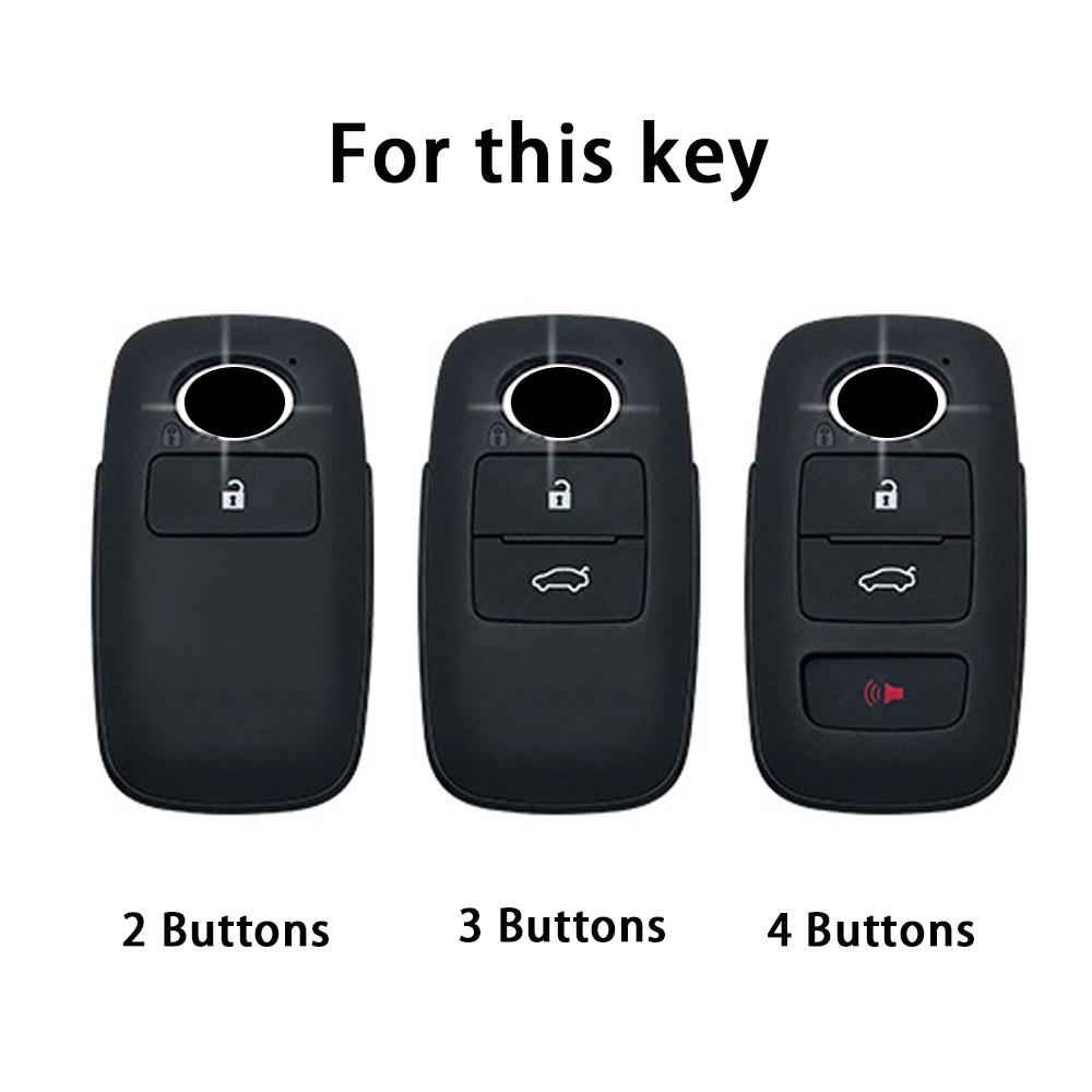 For Perodua MYVI / All-New Axia / Ativa / Alza 2022-2023 TPU Remote Car Key Cover Full Protection Keyless 2 3 4 Buttons