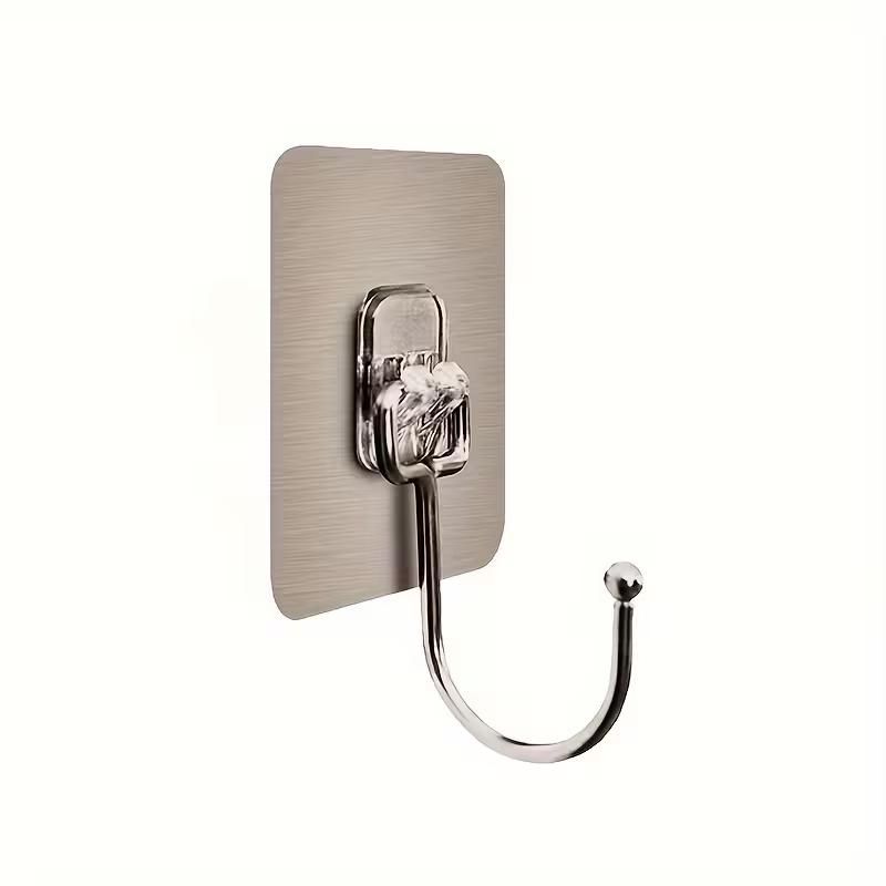 Heavy Duty Wall Hooks, No Drill Suction Cup Hooks, Strong Hanging Hooks for Bathroom Kitchen Towel Robe Keys Storage