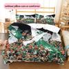 Biancheria da letto con motivo Panathinaikos FC Decorazione per la casa Regalo di compleanno (1 * copripiumino + 2 * federa, senza nucleo)
