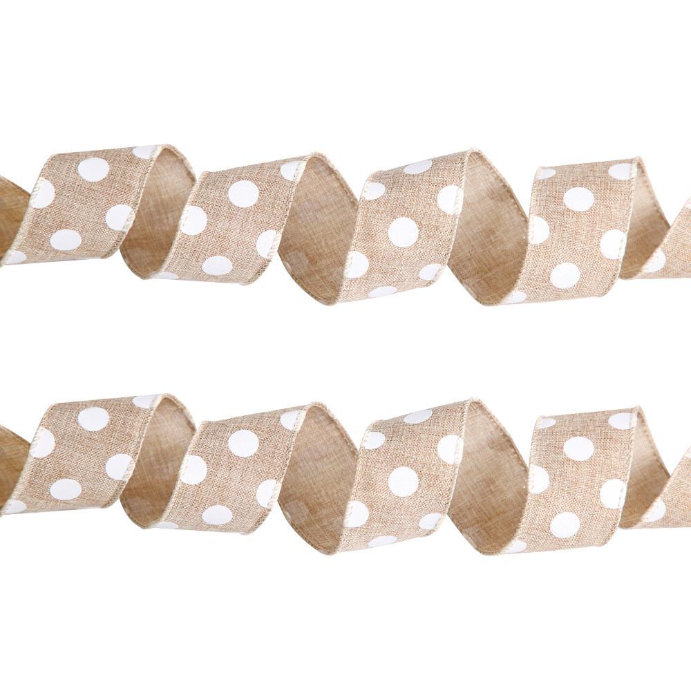 Versatile Wired Christmas Ribbon Available In Multiple Lengths For Crafting Holiday