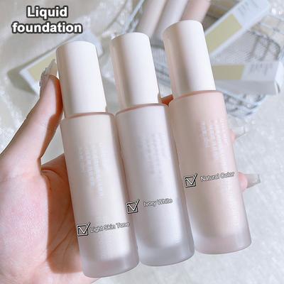 Women Whitening Liquid Foundation Brighten Cream Muscle Foundation Base Concealer Liquid Concealer Makeup Cosmetics Facial Cosmetics