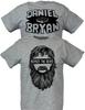 Daniel Bryan Respect the Beard Mens Gray 100% Cotton T-shirt Mens Tees Top