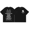 Rapper Jul Tour 2026 T-Shirt Unisex Unisex Kleidung Mode Hip Hop Kurzarm T-Shirts Harajuku Y2k Übergroßes T-Shirt Streetwear