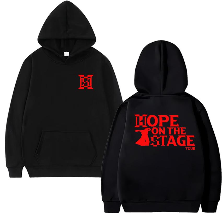 2025 Korean Kpop J-Hope On The Stage Tour Printed Hoodie Autumn Winter New Men Women Trend Y2k Pullover Unisex Fleece Sweatshirt