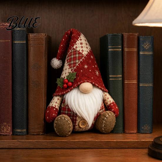 Kit de Costura Creativo Kit de Gnomo Patchwork DIY Proyecto Artesanal Navideño 3D para Principiantes Adultos Regalo Piezas de Tela Pre-cortadas