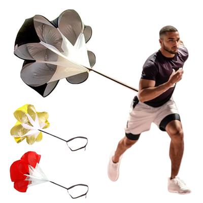 Parachute de vitesse de football Entraînement de force Parapluie Football Basketball Exercice de course Bandes de résistance Parachute de course Force explosive Vitesse