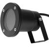 Led Garden Lamp Gu10 Ip65 Waterproof Black With Cable