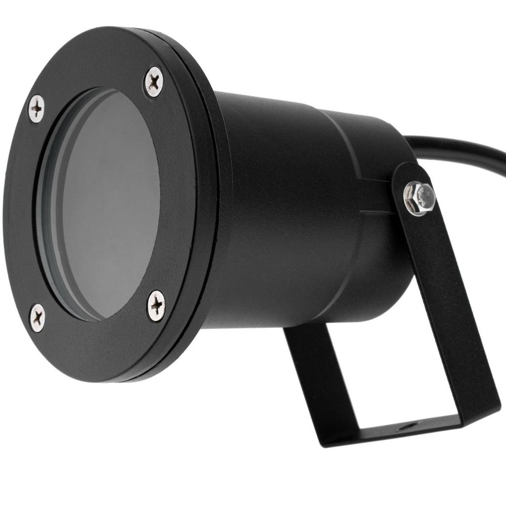 Led Garden Lamp Gu10 Ip65 Waterproof Black With Cable