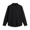 Li-Ning Letter Single-Breasted Lapel Loose Long Sleeve Jacket Men Jacket Black AFDV547-1