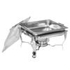6L Square Buffet Stove Chafing Dish Buffet Stoves Caterer Food Warmer Burner Tray Wedding Party Stainless Steel Buffet Stove