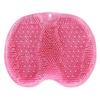 Silicone Shower Foot Scrubber Back Body Brush Massager Pad Mat Bathroom