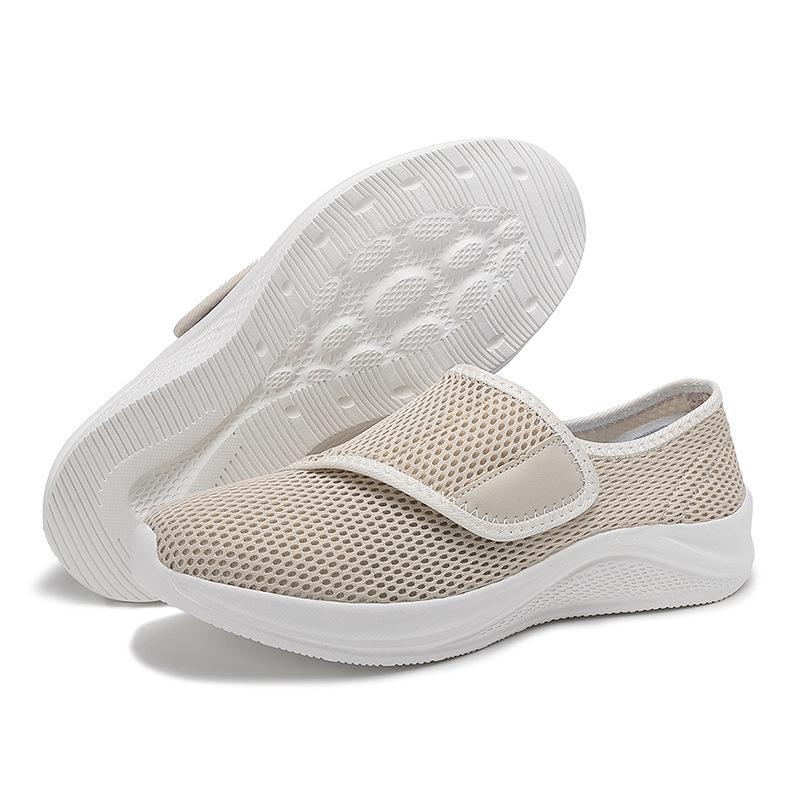 Spring and Summer Extra Large Size Women's Shoes Casual Shoes Single Net Casual Shoes Widened Walking Shoes Women's Shoes