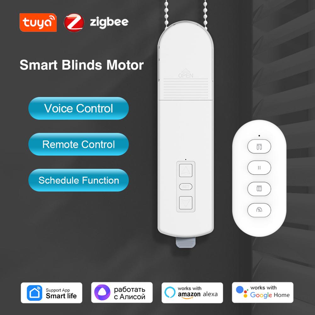 Tuya Zigbee Smart Blind Motor  DIY Motorized Chain Electric Roller Blinds Curtain Motor Shade Shutter Drive Support APP Control