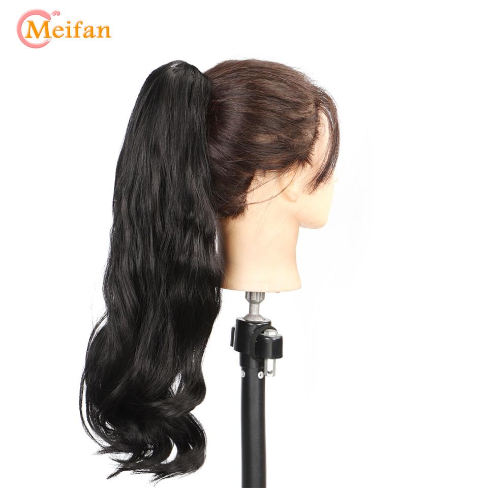 Synthetic Big Wavy Claw Clip On Ponytail Hair Extension For Women Pony Tail Hair Hairpiece Heat Resistant