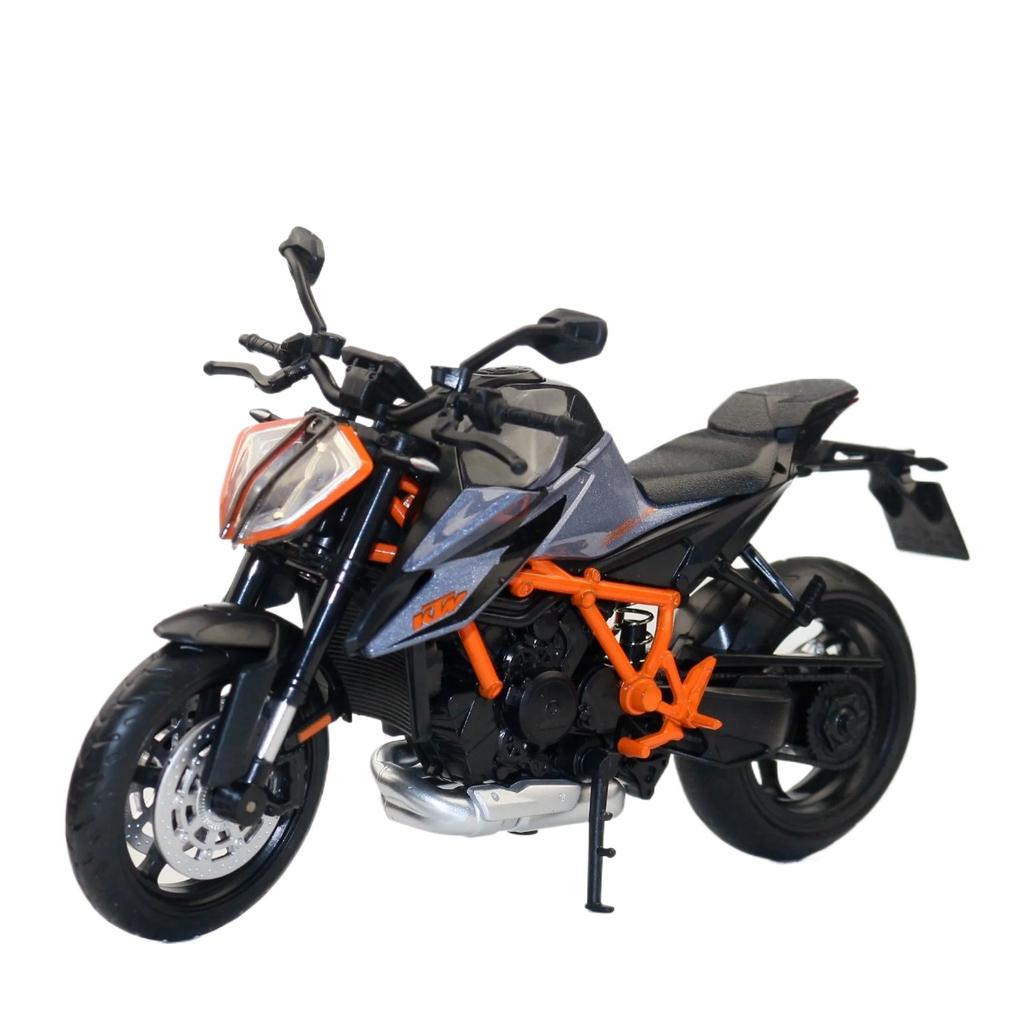 Motocicletă Jucărie KTM 1290 Super Duke R 2022 la Scară 1/12 Model Turnat sub Presiune CCA 1:12 Sport Racing Colecție Miniatură Cadou pentru Copil Copii