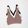 Tiefer V Übergröße BH Camisole Damen Sexy Sport Yoga Bustier Nahtlos Rückenfrei Schlafunterwäsche