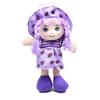 Süße 25cm Stoffpuppen mit Hut Cartoon Weich Kawaii Fruchtrock Hut Mädchen Stofftiere Plüsch Schlafpuppe Geburtstags Weihnachtsgeschenke