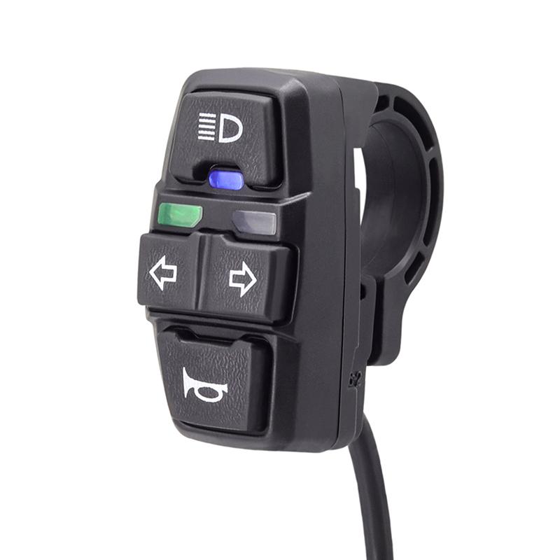 Electric Bike Scooter Light Switch DK336 for Motorcycle Button Turn Signal Light