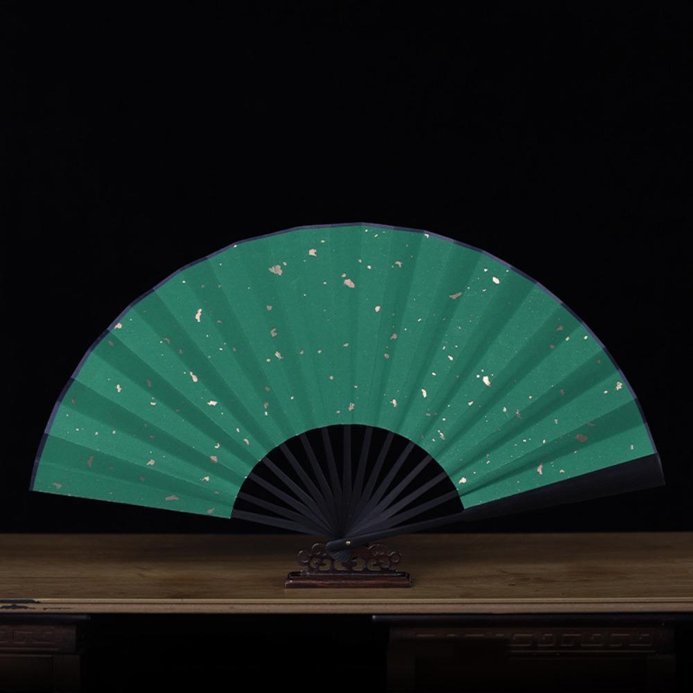 Handwritten Calligraphy Bamboo Folding Fan Antique Style Hand Fan Dance Fan  Calligraphy Painting
