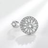 Women Snowflake Open Rotating Ring Set Unique Anxiety Relief Spinner Jewelry For Stress Reduction And Calming Effect