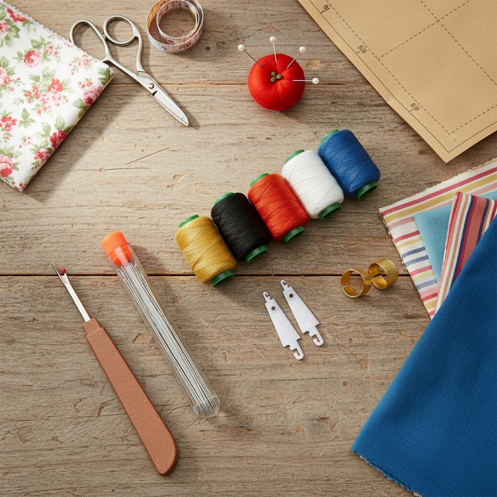 34/36Pcs Needles Thread Hand Repair Tools Portable DIY Hand Made Craft Set Multi-Purpose Needle and Thread Kits for Beginners