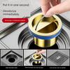Anti-Odor Floor Drain Core for Bathroom and Toilet, Anti-Backflow Odor Prevention Device, Universal Insect-Proof and Odor-Proof Full Copper Inner Core