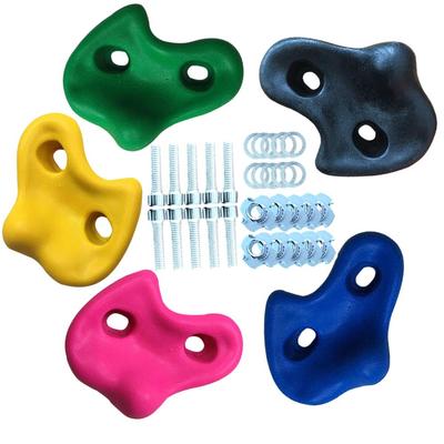 1/5/8 PCS Rock Climbing Holds Wall Rock Climbing Stones Plastic Backyard Outdoor Indoor Kids Toys with Mounting Hardware Screws