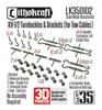 Lithocraft WWII Heavy Tank Tow Cable Turnbuckle Bracket Plastic Model Parts LK350102 1/35 Russian/Soviet KV-1/2 & Set, (Tank)