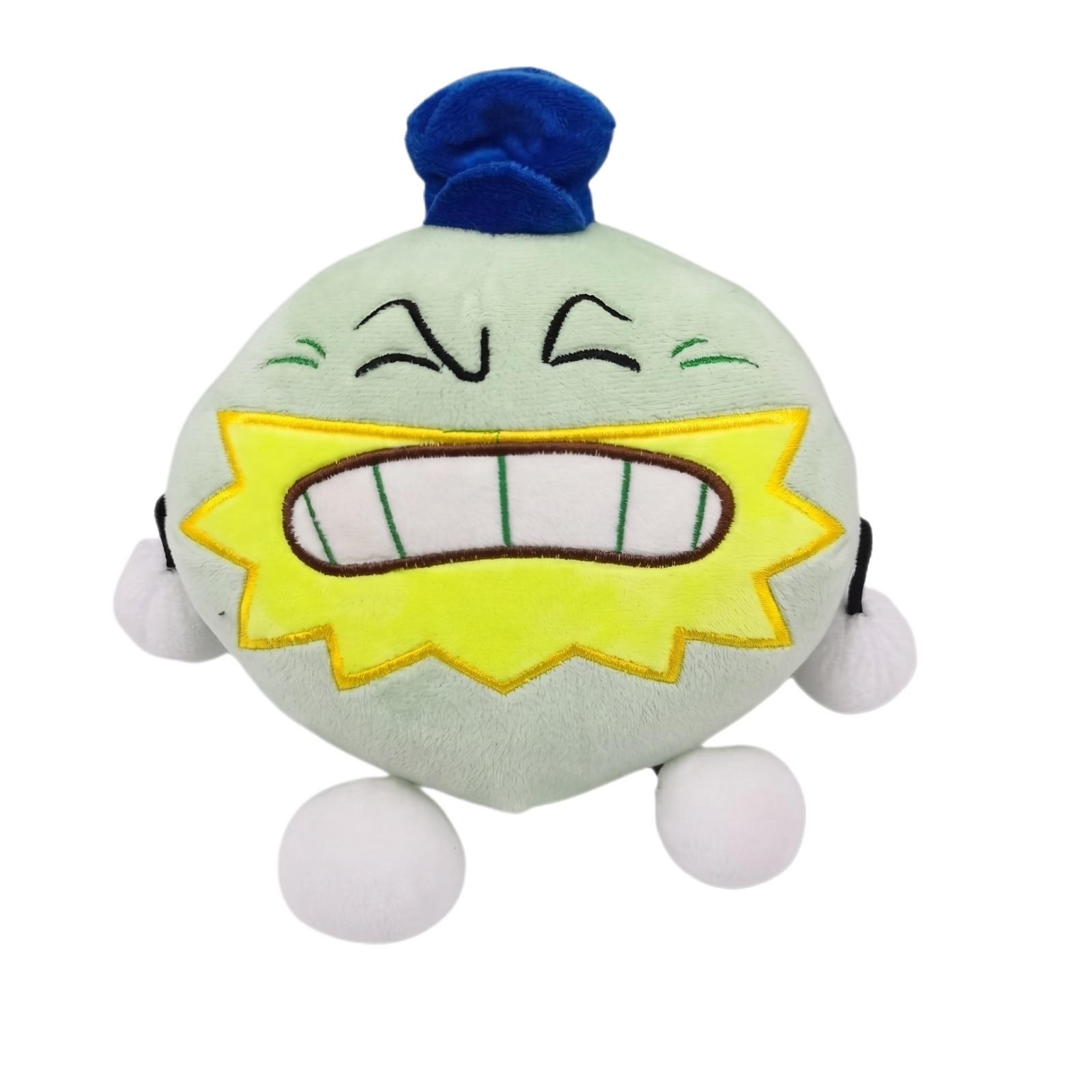 

Soft Plush Stuffed Toy with Embroidered Facial Features and Round Shape Suitable for Home Decoration and Playtime Use for Children and Adults One Size