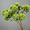 Simulation Flowers Long Branch Silk Hydrangea Green Plant Fake Flower Garden Decoration Artificial Flower White Blue Snowball