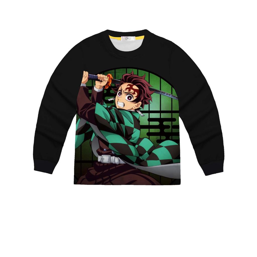 New Movie Comic Print Long Sleeve Pajama Set for Kids and Teens