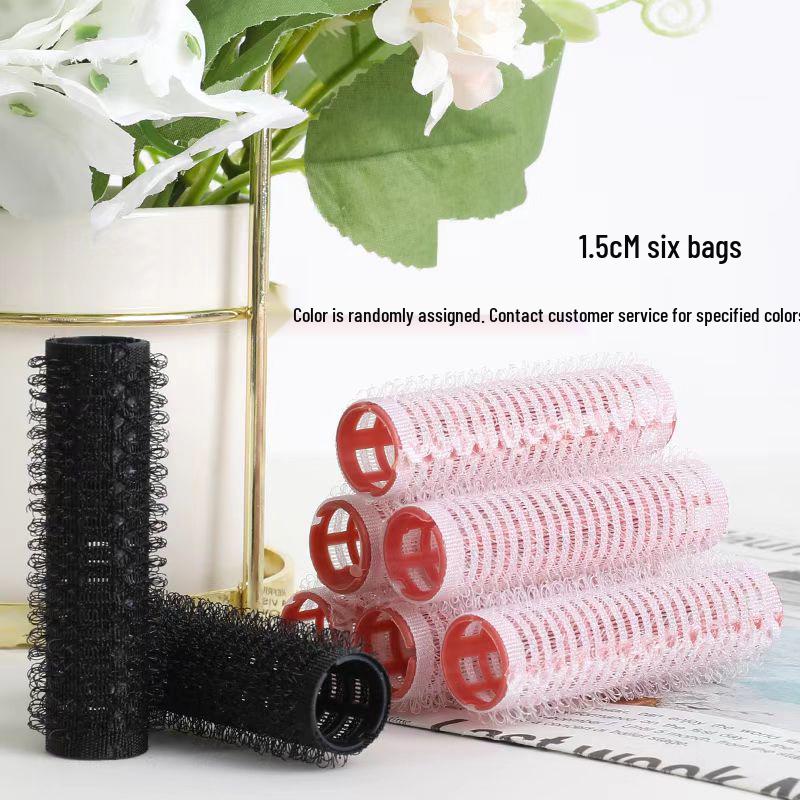 

Набор из 6 самоклеящихся бигуди Yizhilian для объемных локонов и воздушной челки, не требующих нагрева