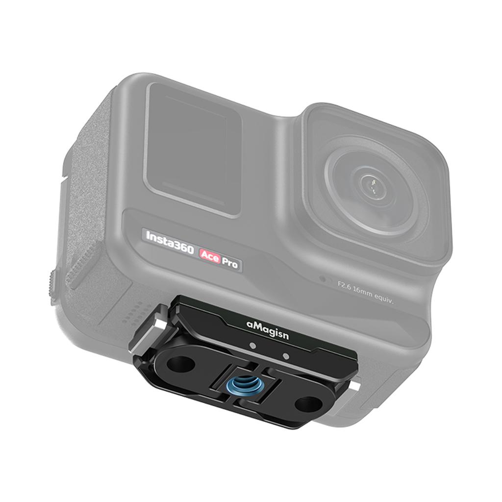 aMagisn AC14 Magnetic Quick Release Mount for Action Camera  Metal Camera Mount with Universal