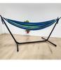 Double Outdoor Canvas Hammock: Lightweight, Anti-Roll, Detachable Stand for Camping & Children's Swing Chair