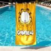 Garfield Print Beach Towel Design, Soft, Lightweight. for Home Bathroom, Spa, Pool, Yoga, Surfing, Camping, Gift for Family, Friend