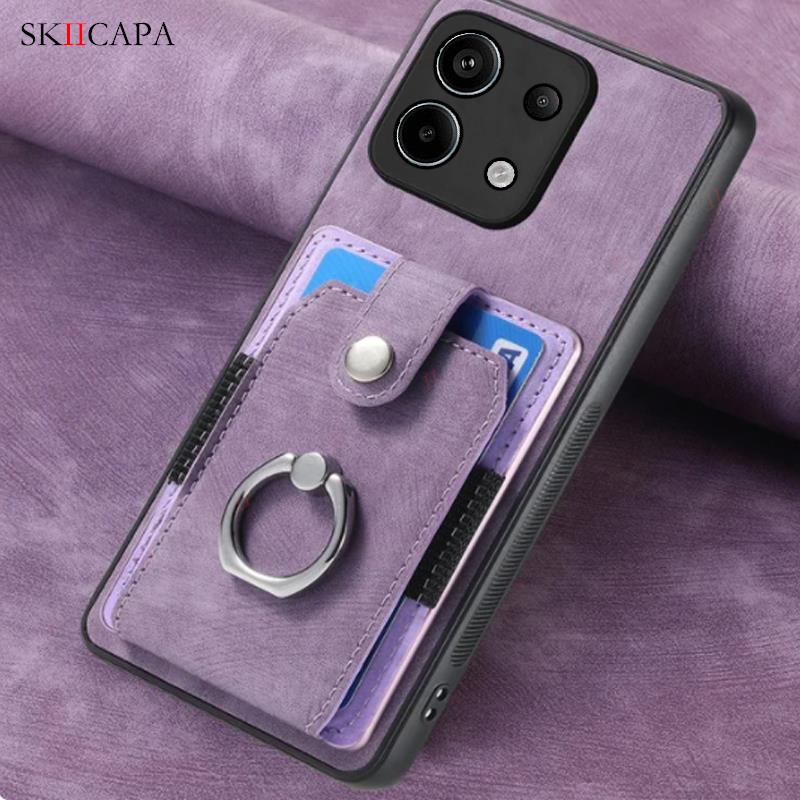 Wallet Cards Slot Holder Leather Cover for Oneplus 12 11 10T ACE Pro Nord CE 3 Lite 2 N300 N30 N20 SE Ring Stand Magnetic Case