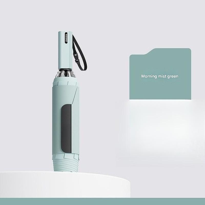 

Высококачественный полностью автоматический обратный зонт Увеличенный Утолщенный Усиленный Мужской Бизнес Автомобильный Специальный Складной Зонт зелёный