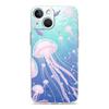 Phone Case For iPhone 17 Air Cases iPhone 16 15 12 13 14 Pro Max SE 7 8 Plus iPhone11 Clear Soft Cover Pink Jellyfish Oceanic