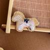 Cartoon Song Brocade Horse Brooch Chinese Style Little Pony Sweater Pin  Gift