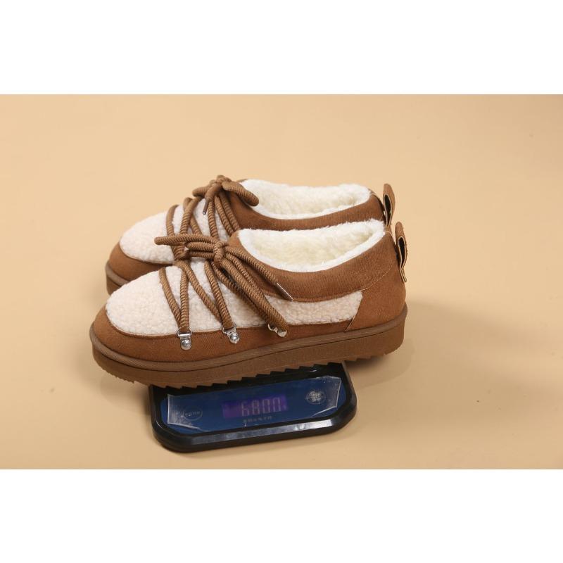 Women's Winter Low-Cut Thick-Soled Snow Boots - Plus-Size, Fleece-Lined & Thickened, Warm